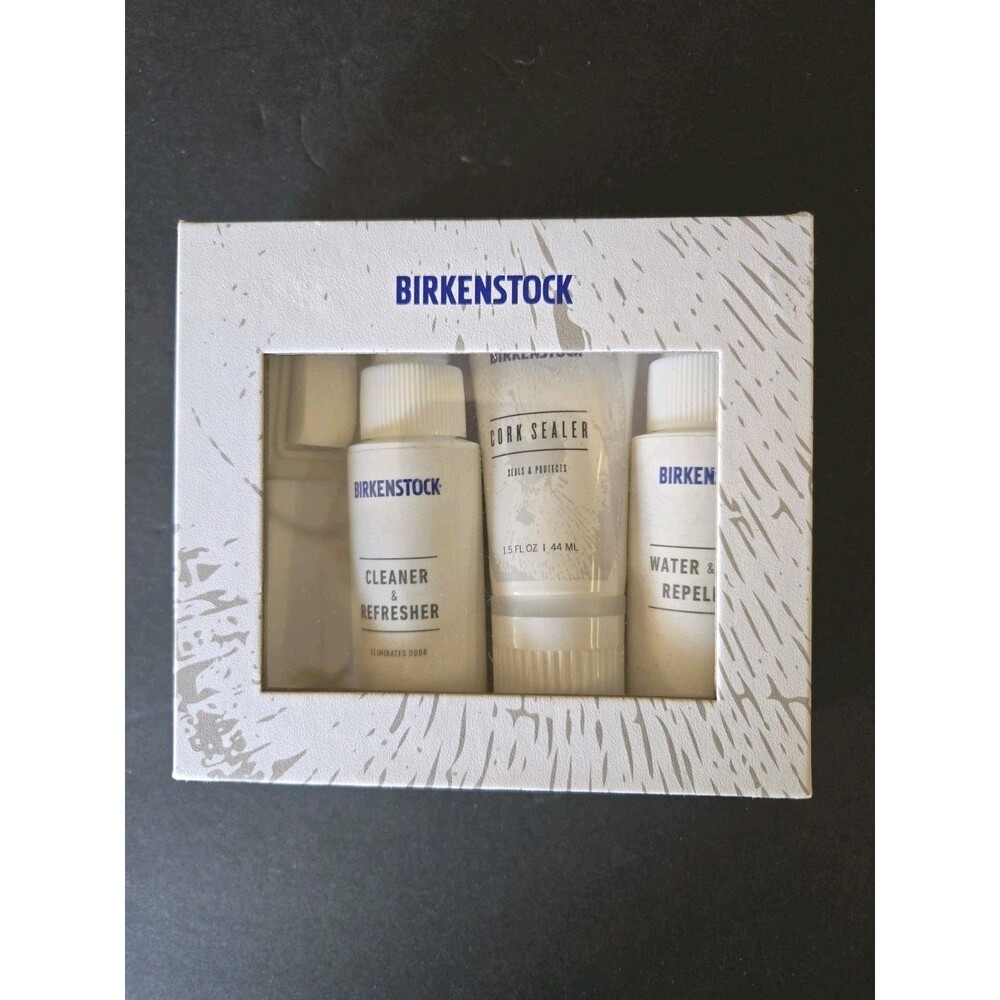 Original Birkenstock Deluxe Shoe Cleaner Care Kit 4 Pieces New Open Box